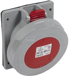 Legrand Gniazdo tablicowe 4P 32A 440V IP67 P17 TEMPRA PRO dla kontenerów 555491 555491