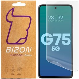 Bizon Folia hydrożelowa na ekran Glass Hydrogel Front do Motorola Moto G75 5G, 2 sztuki