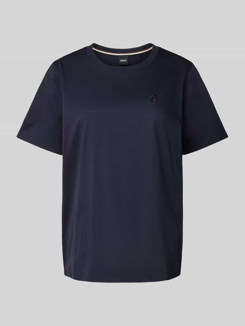 T-shirt z wyhaftowanym logo