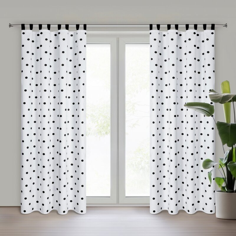 ZASŁONA GOTOWA BUSA NA SZELKACH BIAŁY