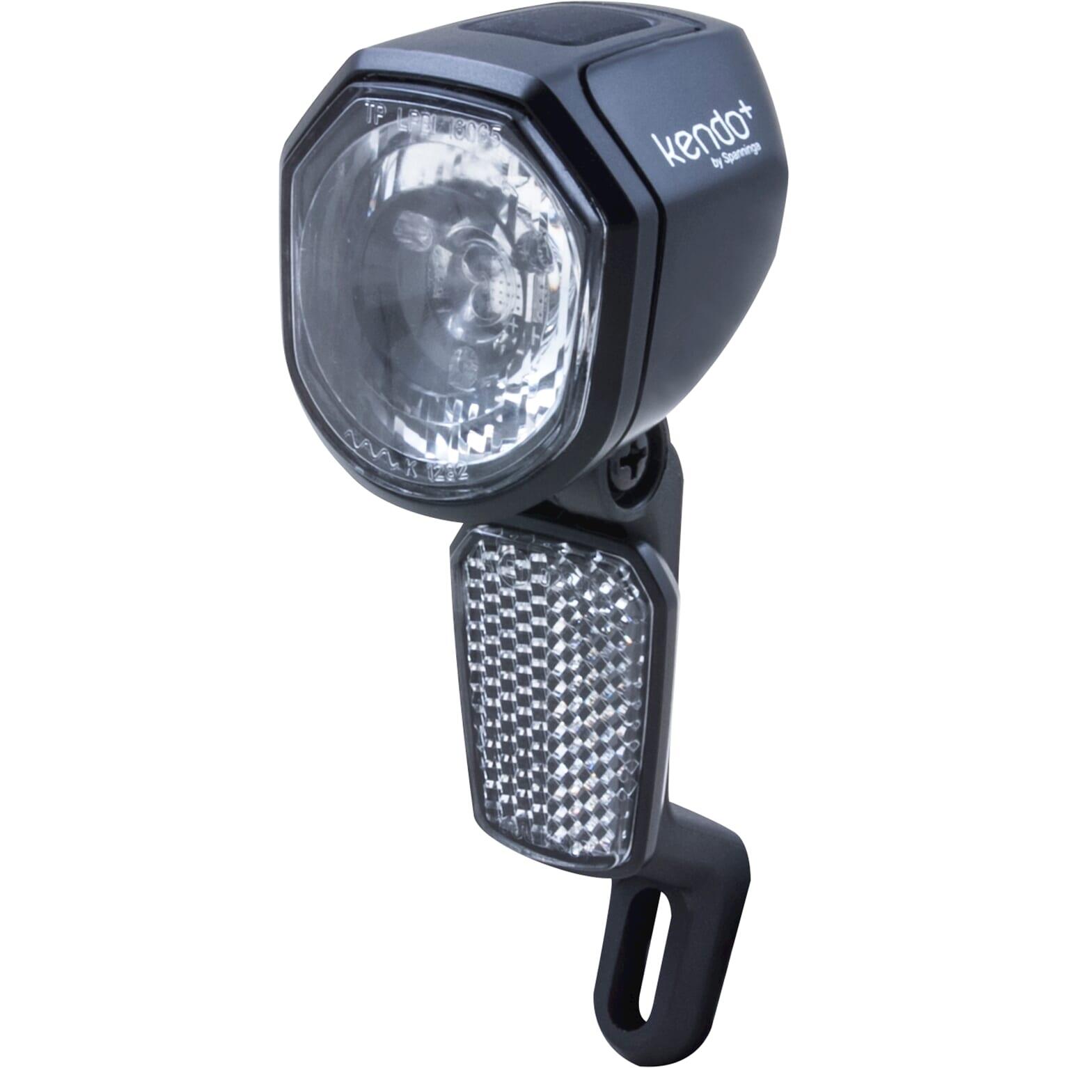 SPANNINGA Lampka przednia KENDO+ XDO 30 luxów/120 lumenów pod dynamo + kabel 55cm A-SNG-H057038