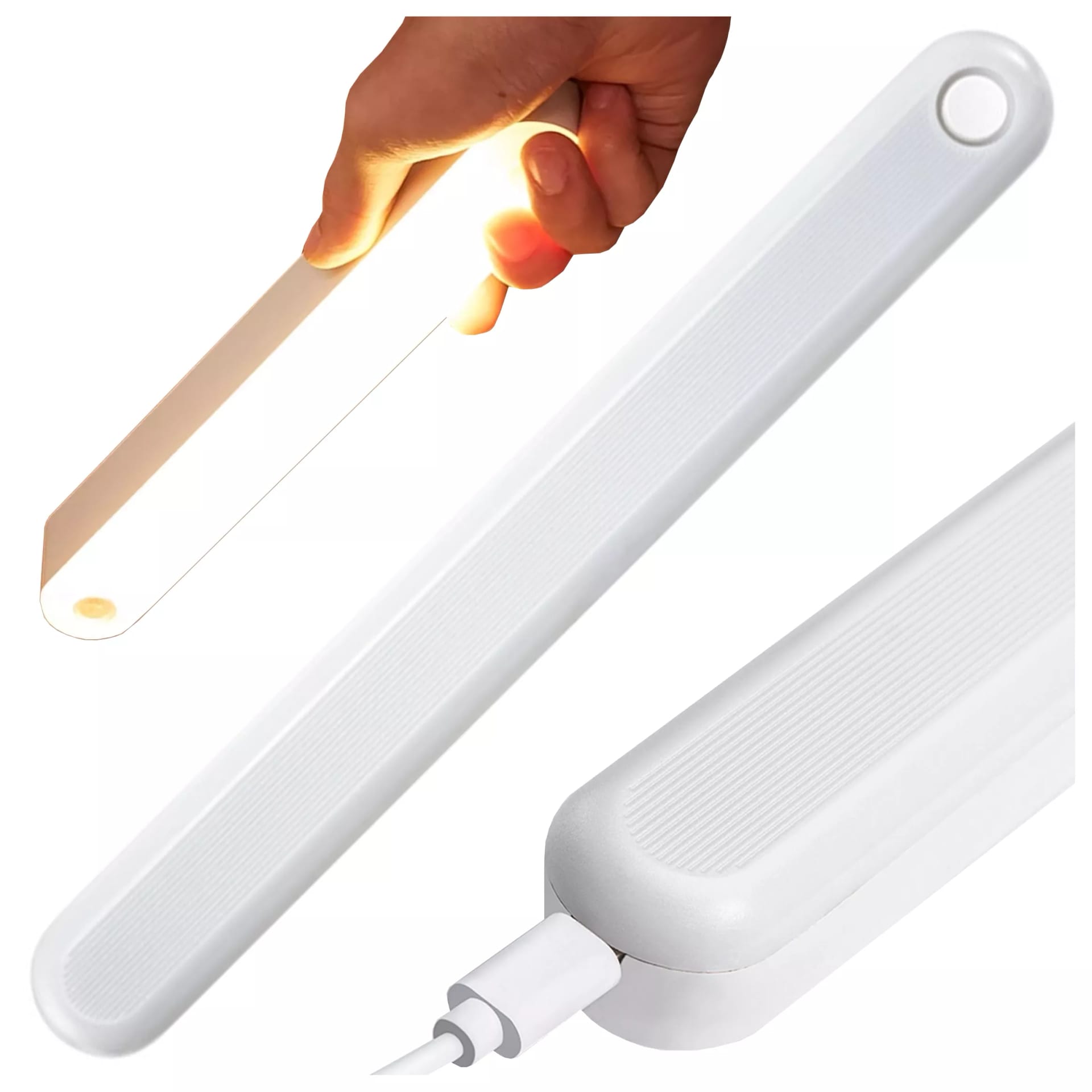 Lampka nocna Alogy Sensor Lamp z czujnikiem ruchu 25cm lampa szafkowa biurkowa na magnes Biała