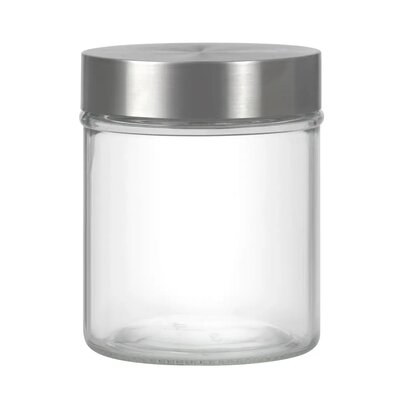 Słoik DOMOTTI Milos 0.7 L Srebrny