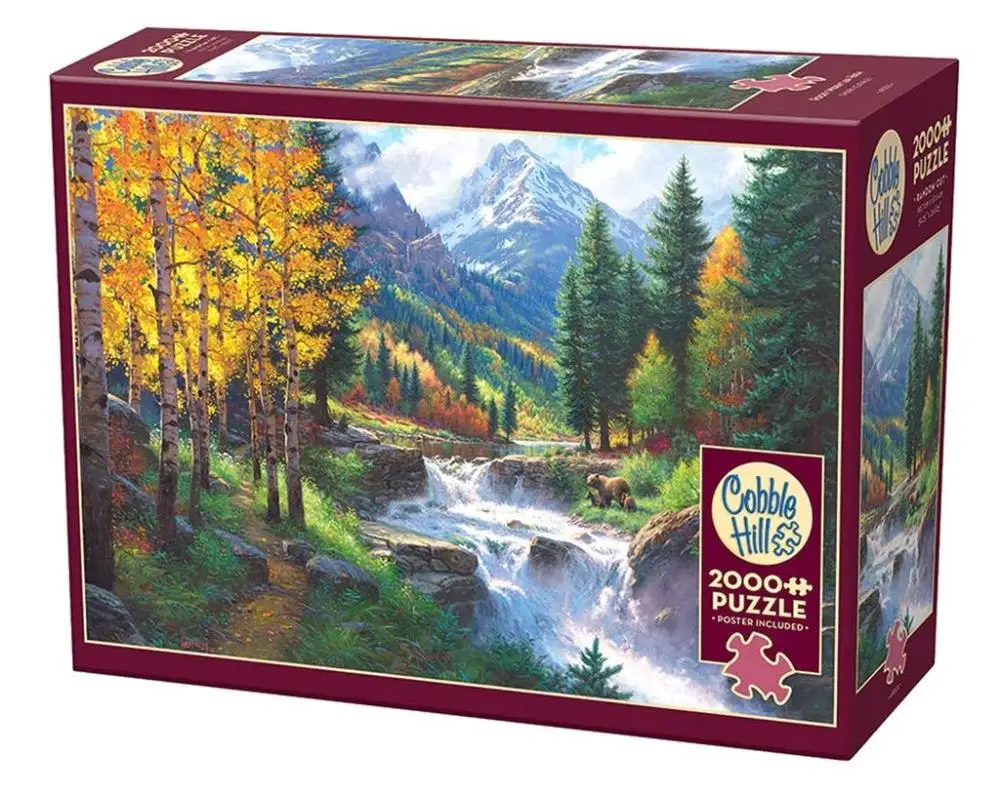 Puzzle 2000 Góry Skaliste, Ameryka Północna G3 - Cobble Hill