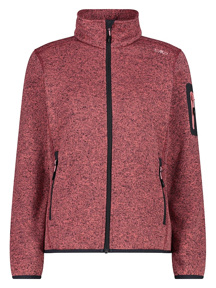 CMP Kurtka polarowa w kolorze czerwonym