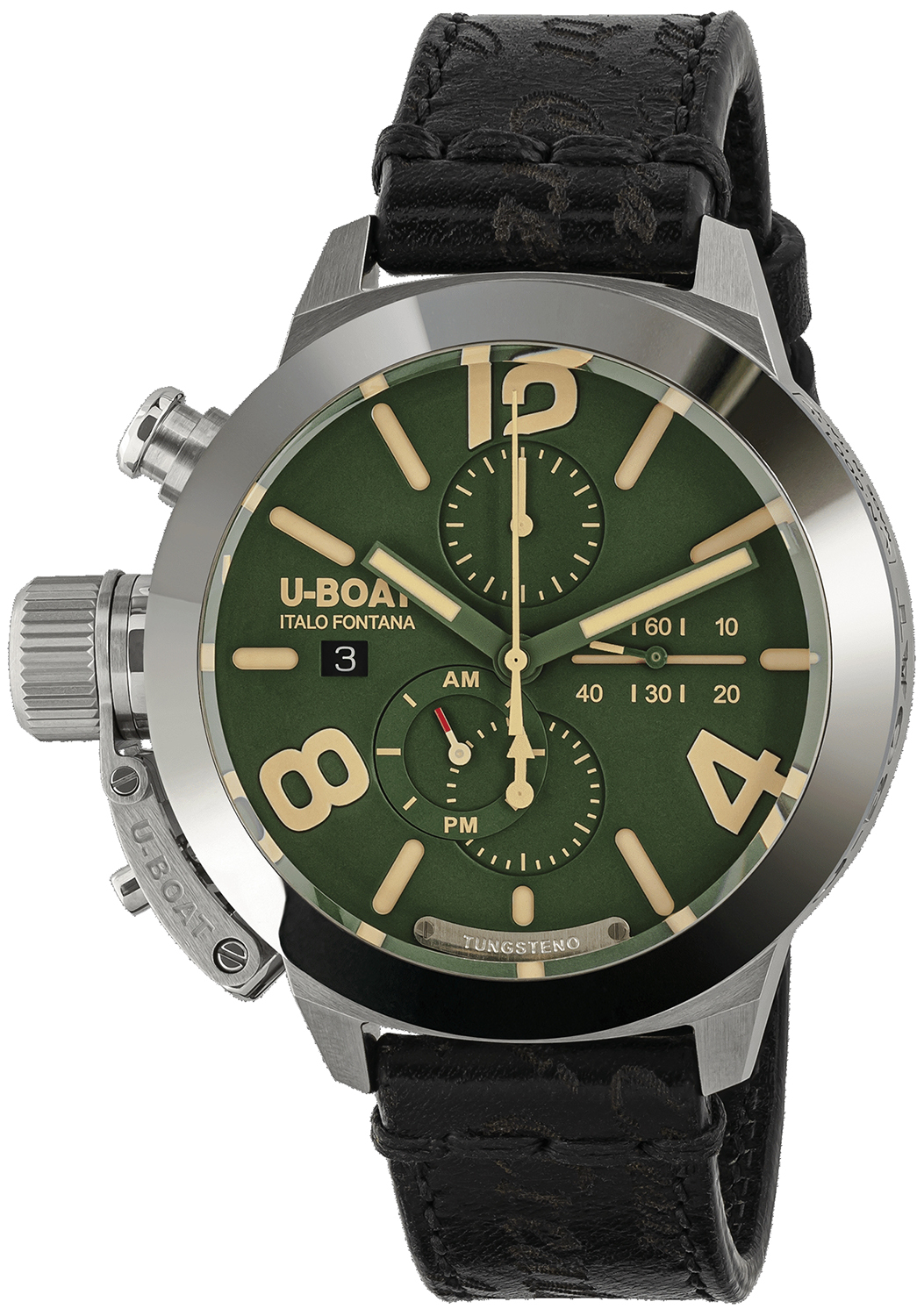 Zegarek U-BOAT 9581 CLASSICO 45 TUNGSTENO CAS GREEN