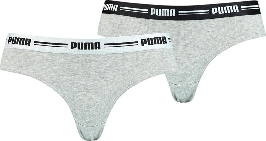Bielizna damska Puma Brazilian 2P Pack szare 907856 05-L