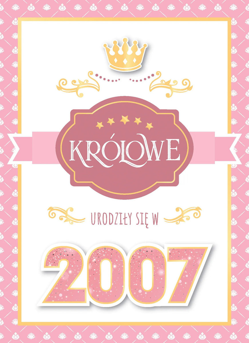 Kartka na 18-tkę dla Dziewczyny urodzonej w 2007 roku GM1144
