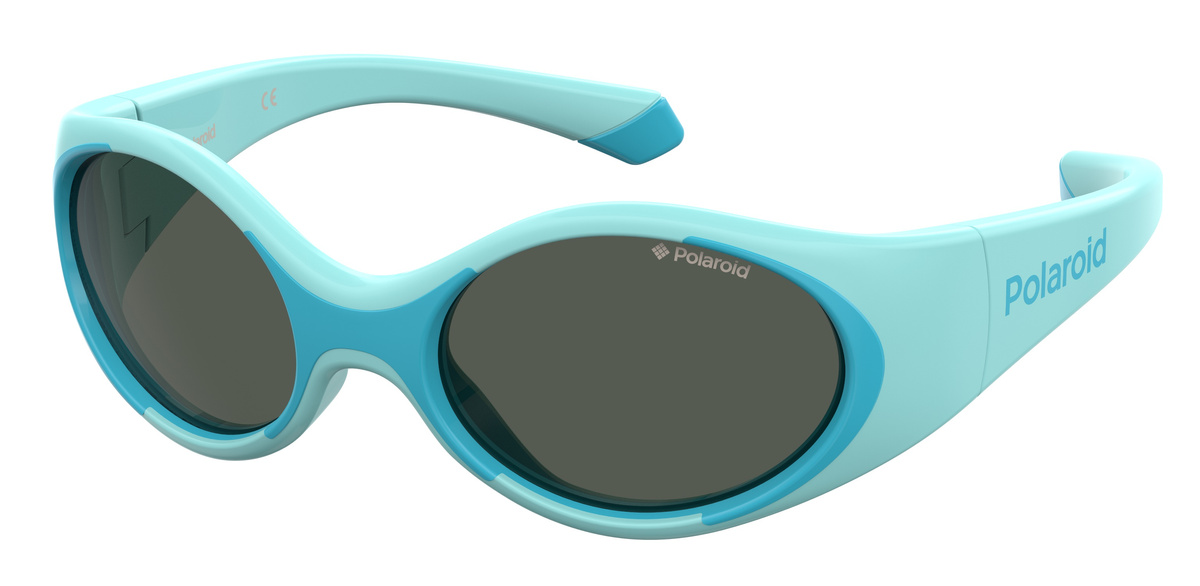 Okulary POLAROID PLD8037SMVUM9. Okulary przeciwsłoneczne, Kolor niebieski. Dziecko.