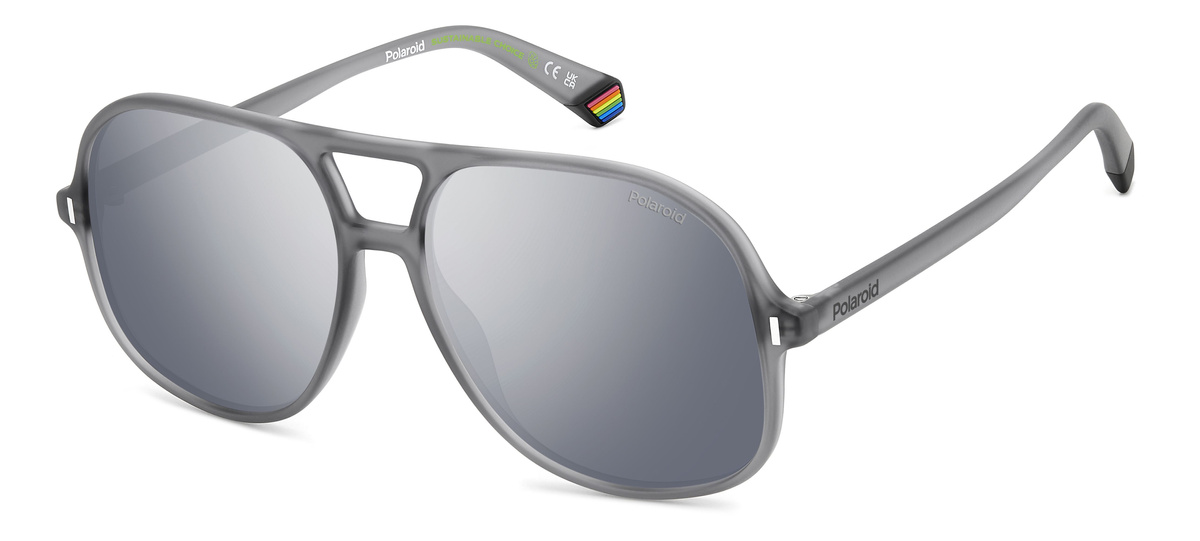 Okulary POLAROID PLD6217SRIW. Okulary przeciwsłoneczne, Kolor szary. Unisex.