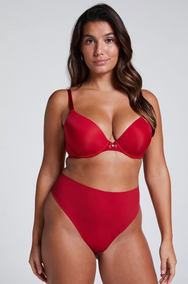Hunkemöller Stringi Smooth Czerwony