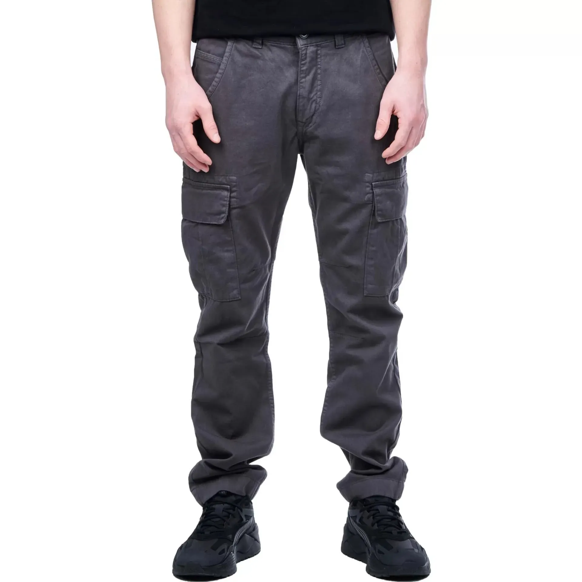 Spodnie Alpha Industries Agent 158205 684 - Vintage Grey  34