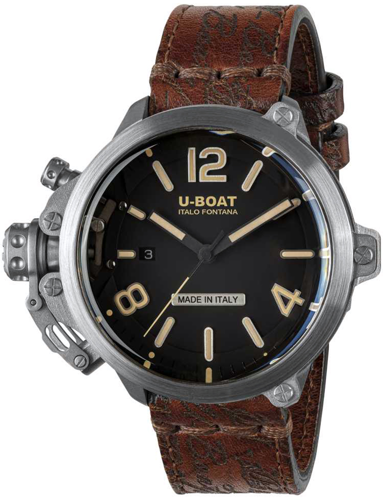 Zegarek U-BOAT 8809 CAPSULE 45MM SILVER AUTOMATIC LIMITED EDITION