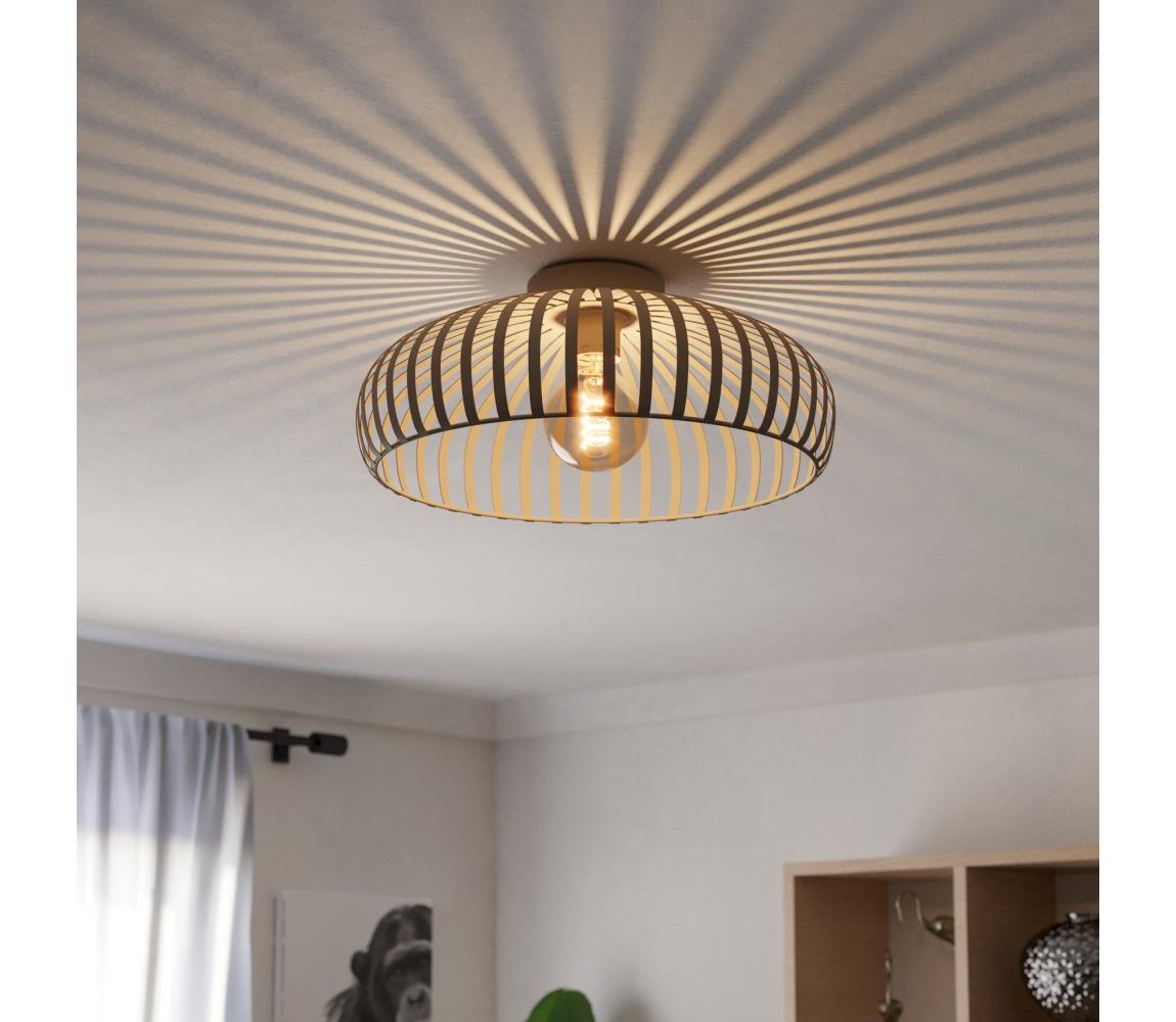 Eglo 901746 - Lampa sufitowa MOGANO 1xE27/40W/230V śr. 28 cm kremowa