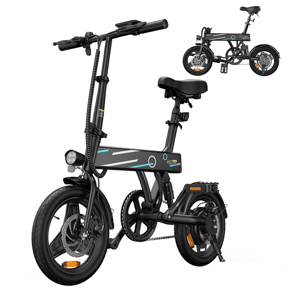 EB1 Folding Electric Bike 500W Motor 36V 7 8Ah Battery 14-inch Tire 25km/h Max Speed 40km Range Front