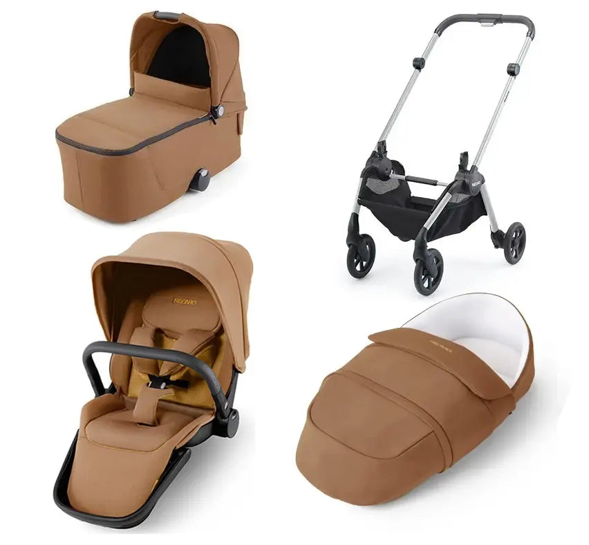 Wózek dziecięcy 3w1 Recaro Sadena spacerówka + gondola + lekka gondola Sweet Curry