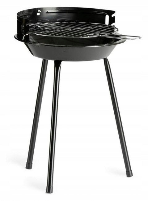 GRILL OGRODOWY TURYSTYCZNY PRZENOŚNY OKRĄGŁY WĘGLOWY Landmann 27 x 27 cm