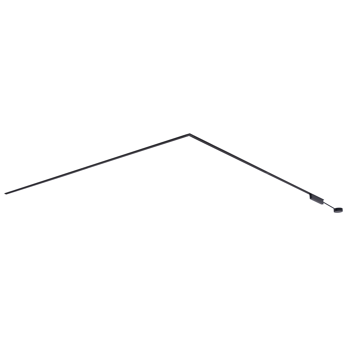 QAZQA Nowoczesny system oświetlenia szynowego, czarny, jednofazowy, 400 cm - Magnetic