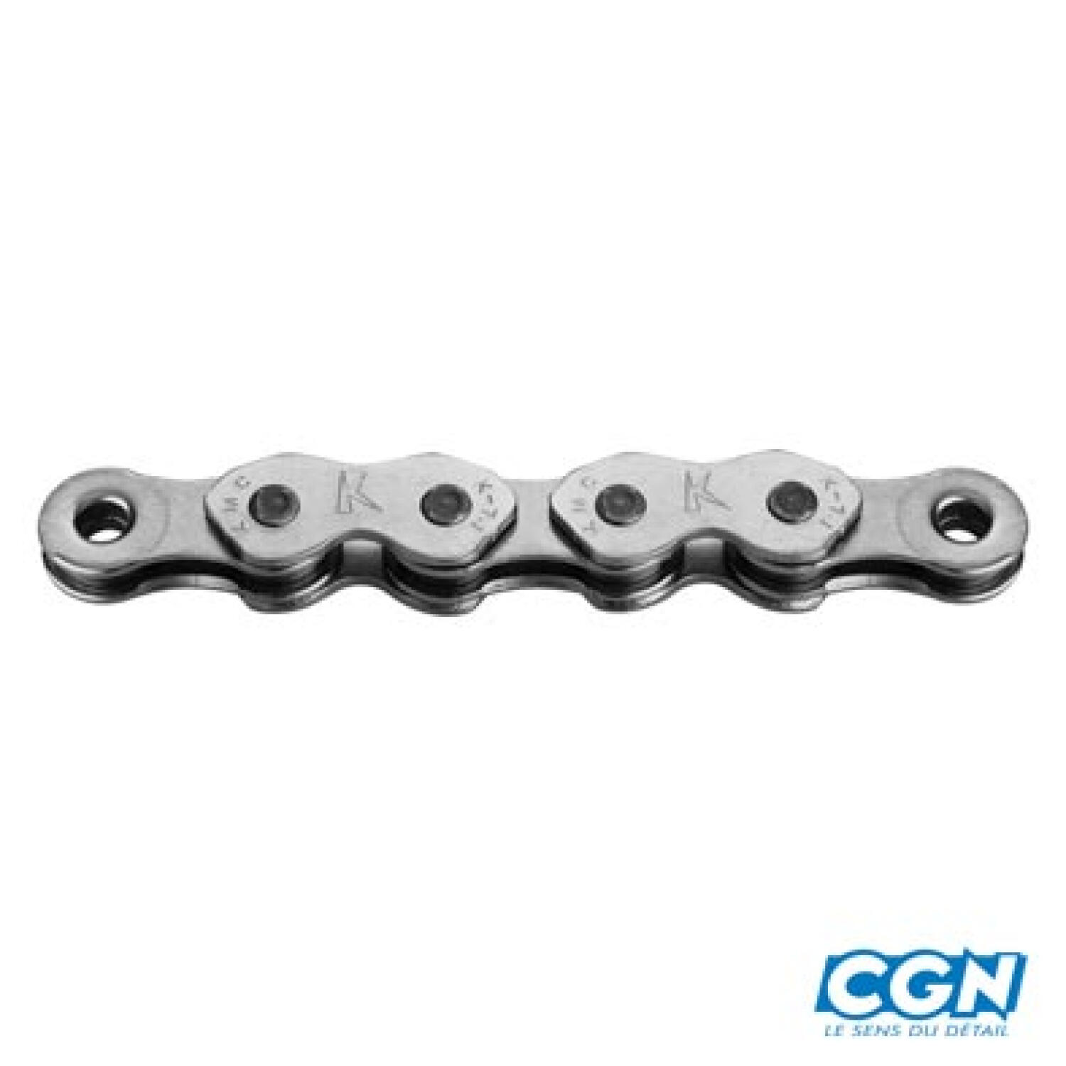 KMC K1 Narrow Łańcuch 1-rz. BMX, silver 100 Links 2020 Łańcuchy 240590