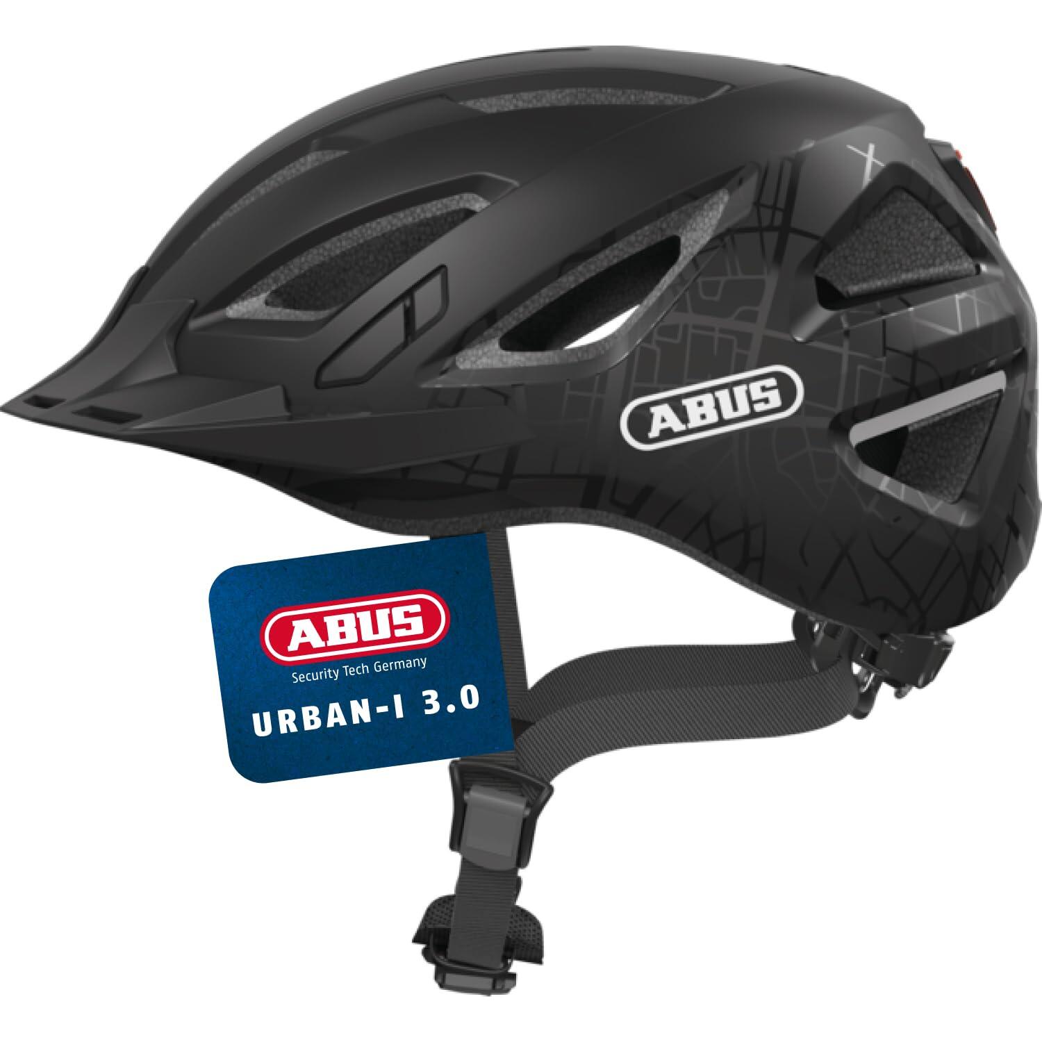 Abus Urban-I 3.0 Kask, czarny L | 56-61cm 2022 Kaski miejskie i trekkingowe 40194