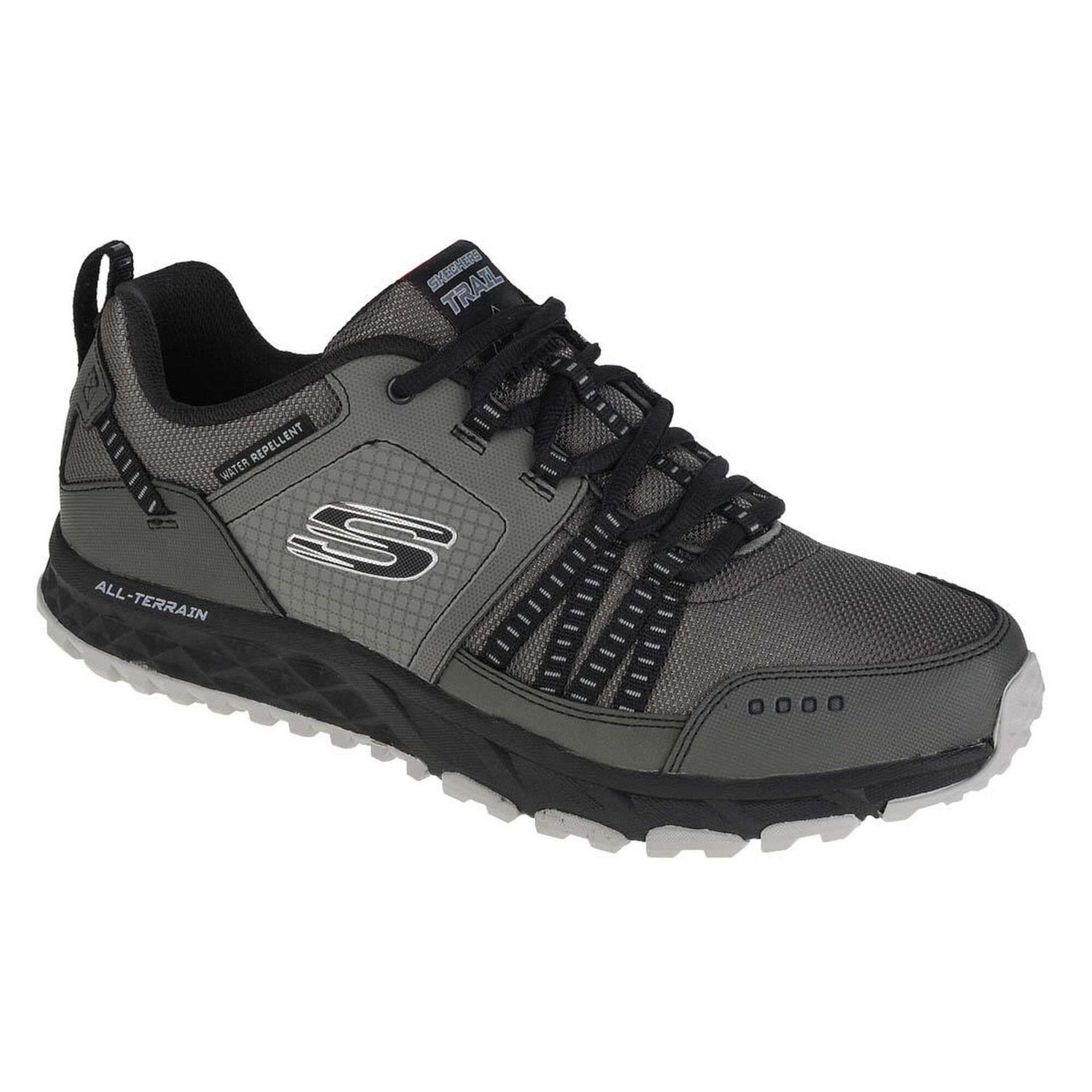 Skechers Buty Męskie Trekkingowe Escape Plan sznurowane czarne 44 Eu