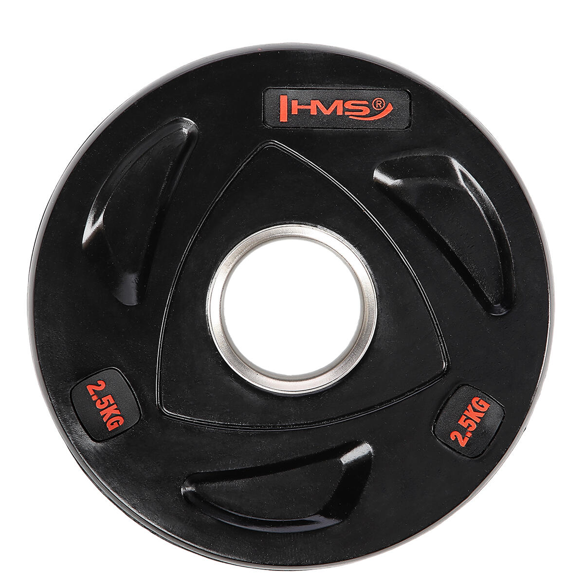 HMS TOX02 CZARNY TALERZ OLIMPIJSKI OGUMOWANY 2.5 KG