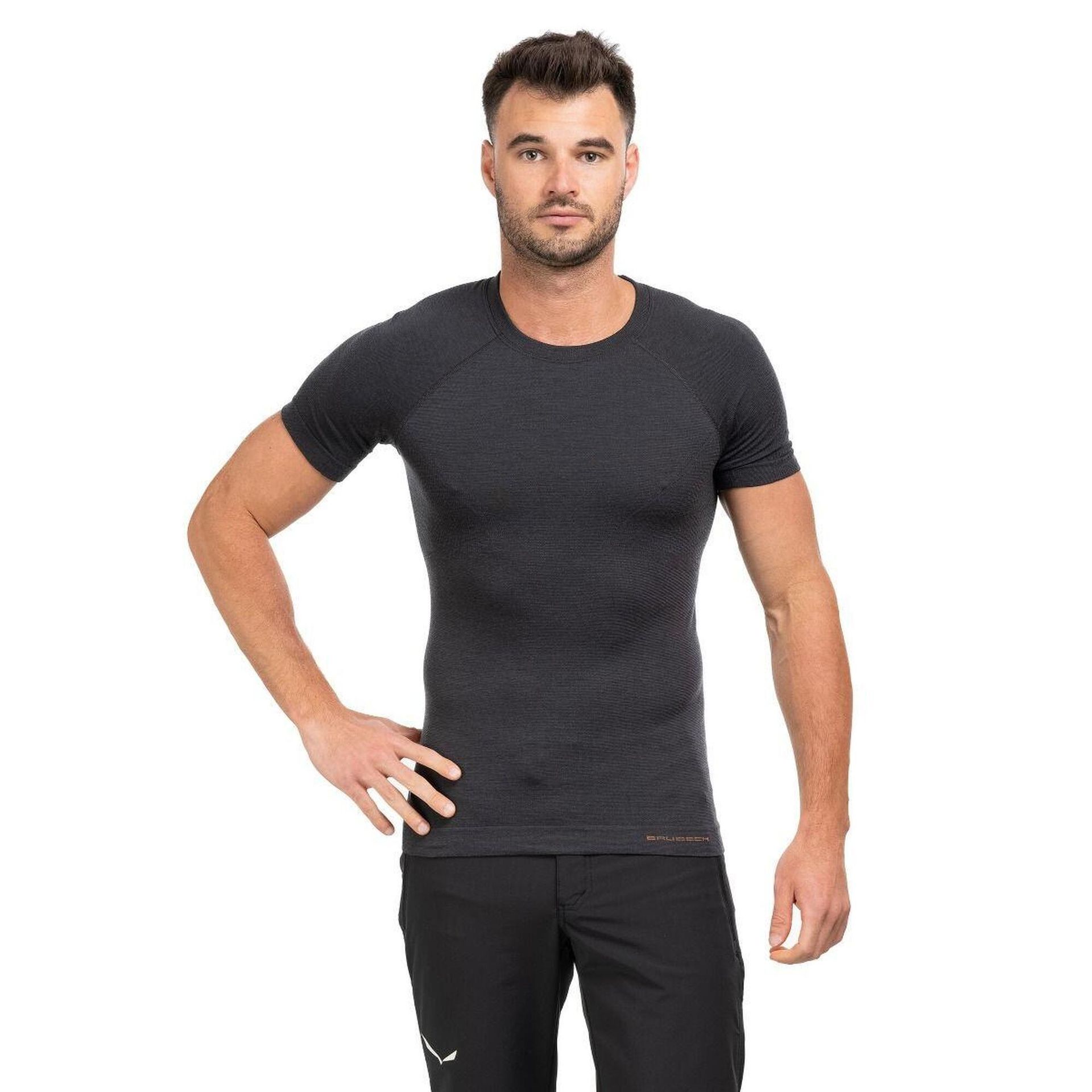 Koszulka męska Brubeck Active Wool Ss11710