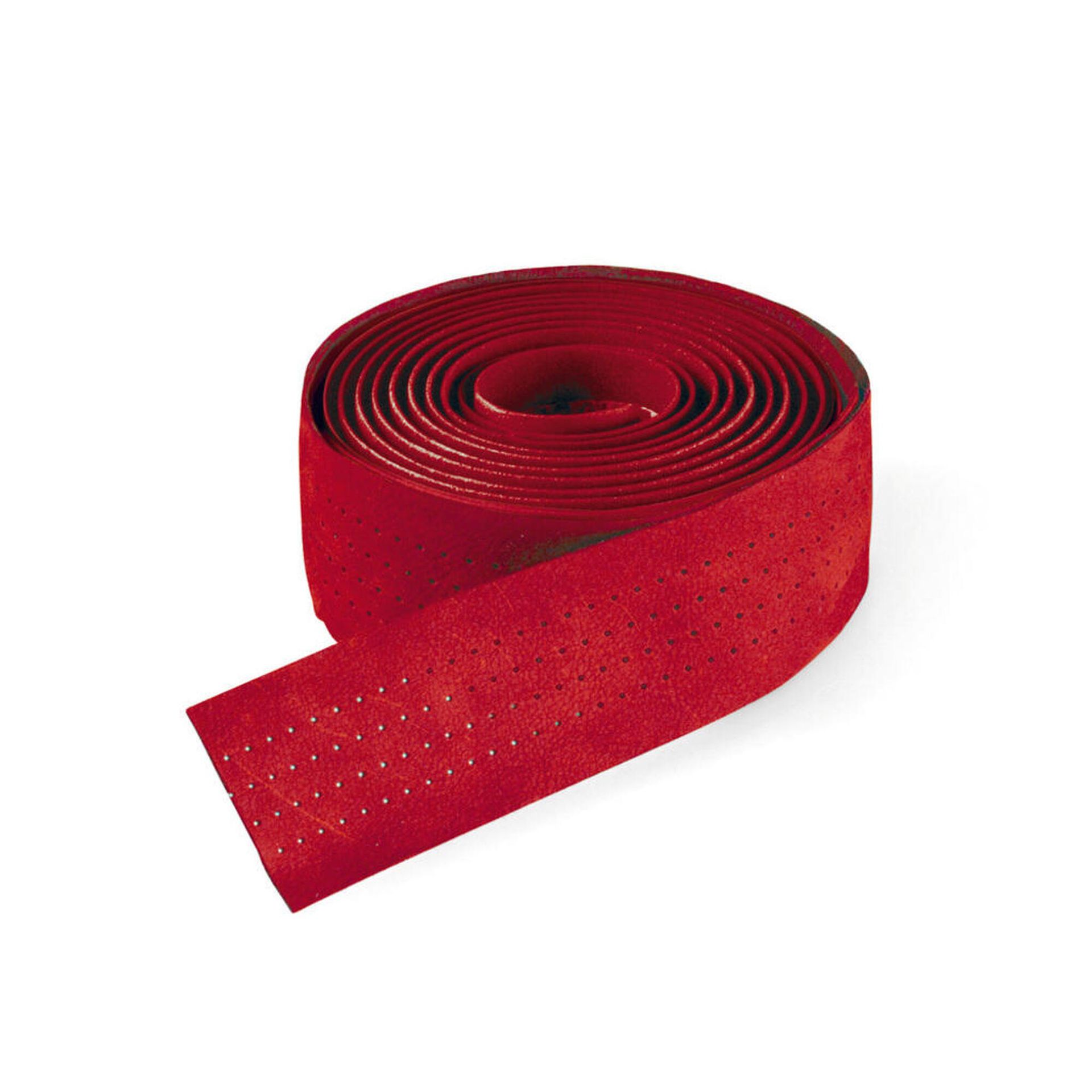 Selle Italia Smoothie Tape Classica ze skórzanym paskiem na żel 2.5 MM kierownica, czerwony, czerwona 20I0000000000E33