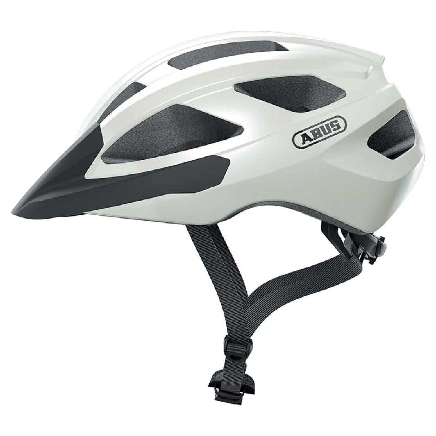 Abus Macator Pearl White M Kask rowerowy