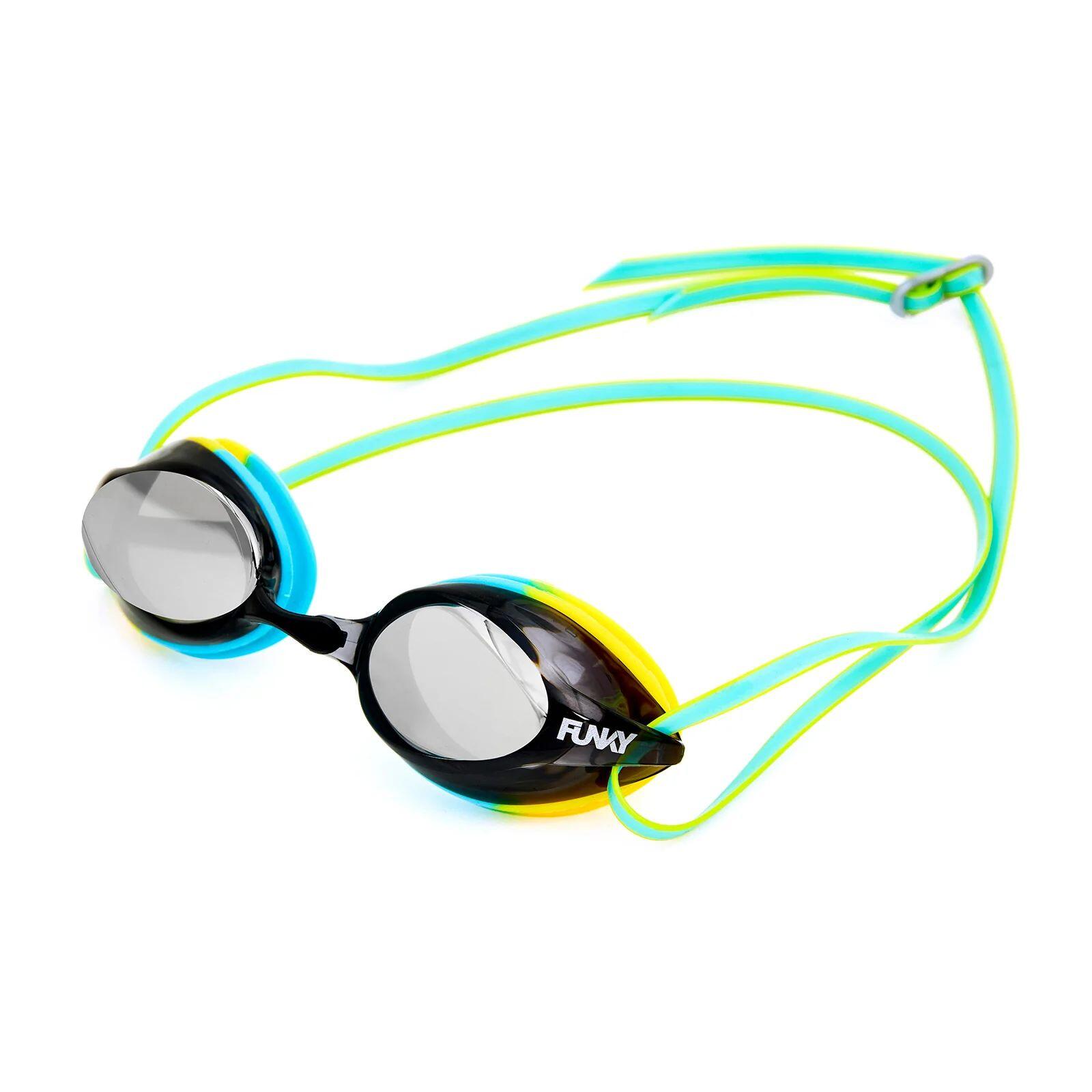 Funky Funky whirlpool mirrored training machine goggle czarno/niebieski