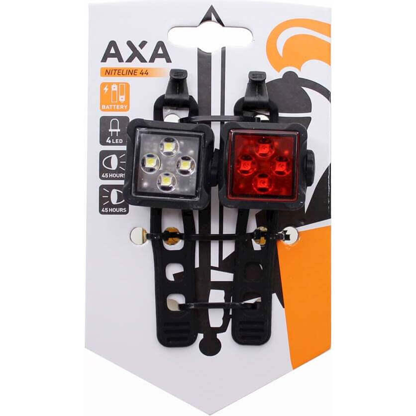 Zestaw lamp rowerowych AXA Niteline 44