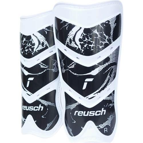 Ochraniacze piłkarskie Reusch Shinguard Attrakt Lite biało-czarne 5377045 7