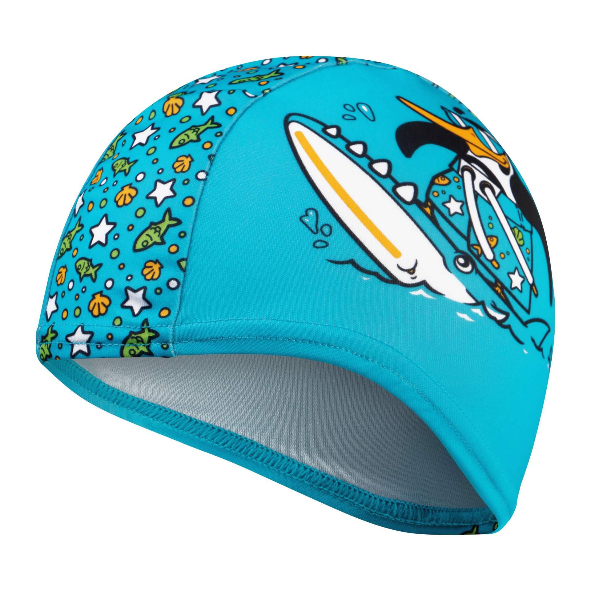 Czepek Pływacki Junior Speedo Printed Cap Iuchima Azure