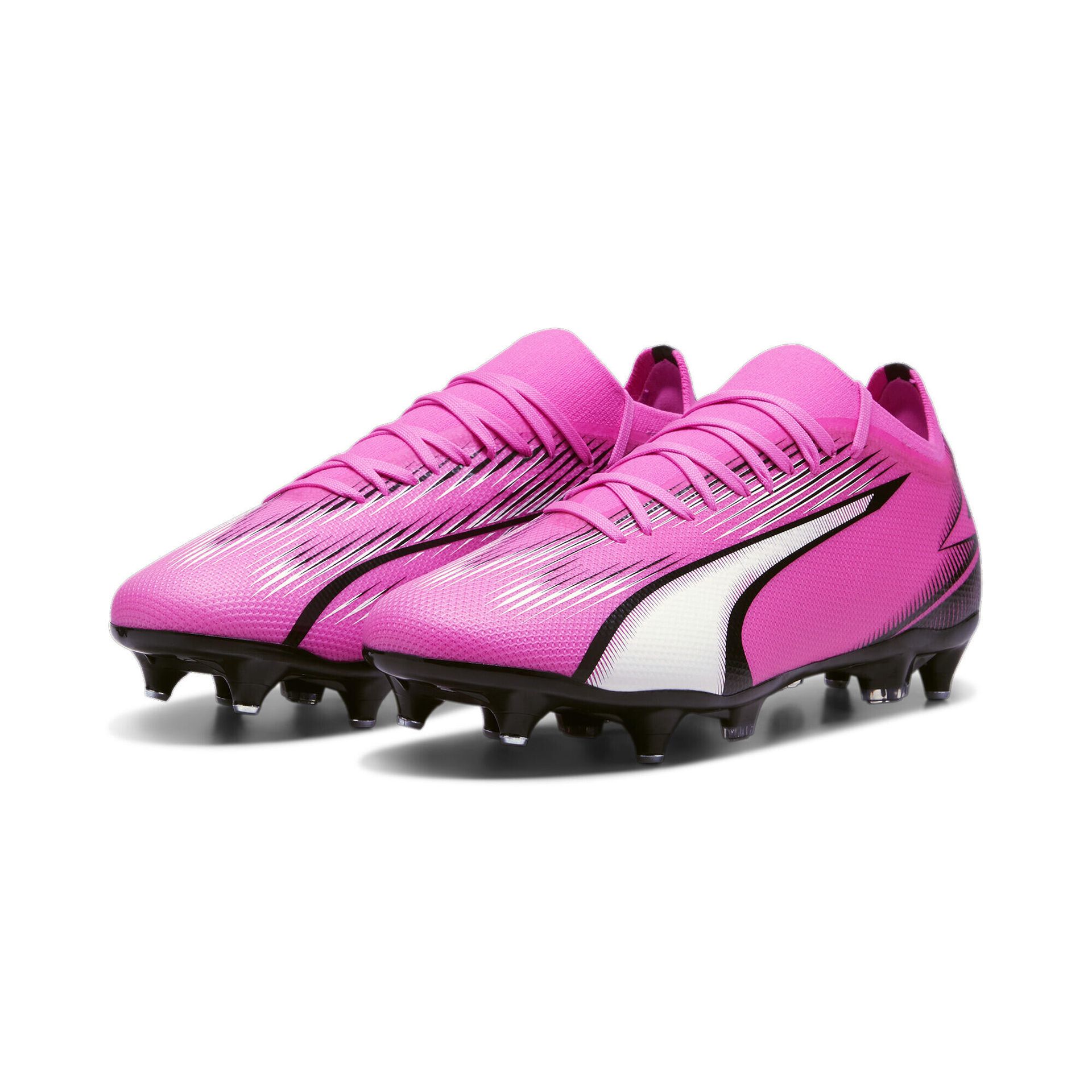 Buty piłkarskie PUMA Ultra Match MxSG poison pink/puma white/puma black