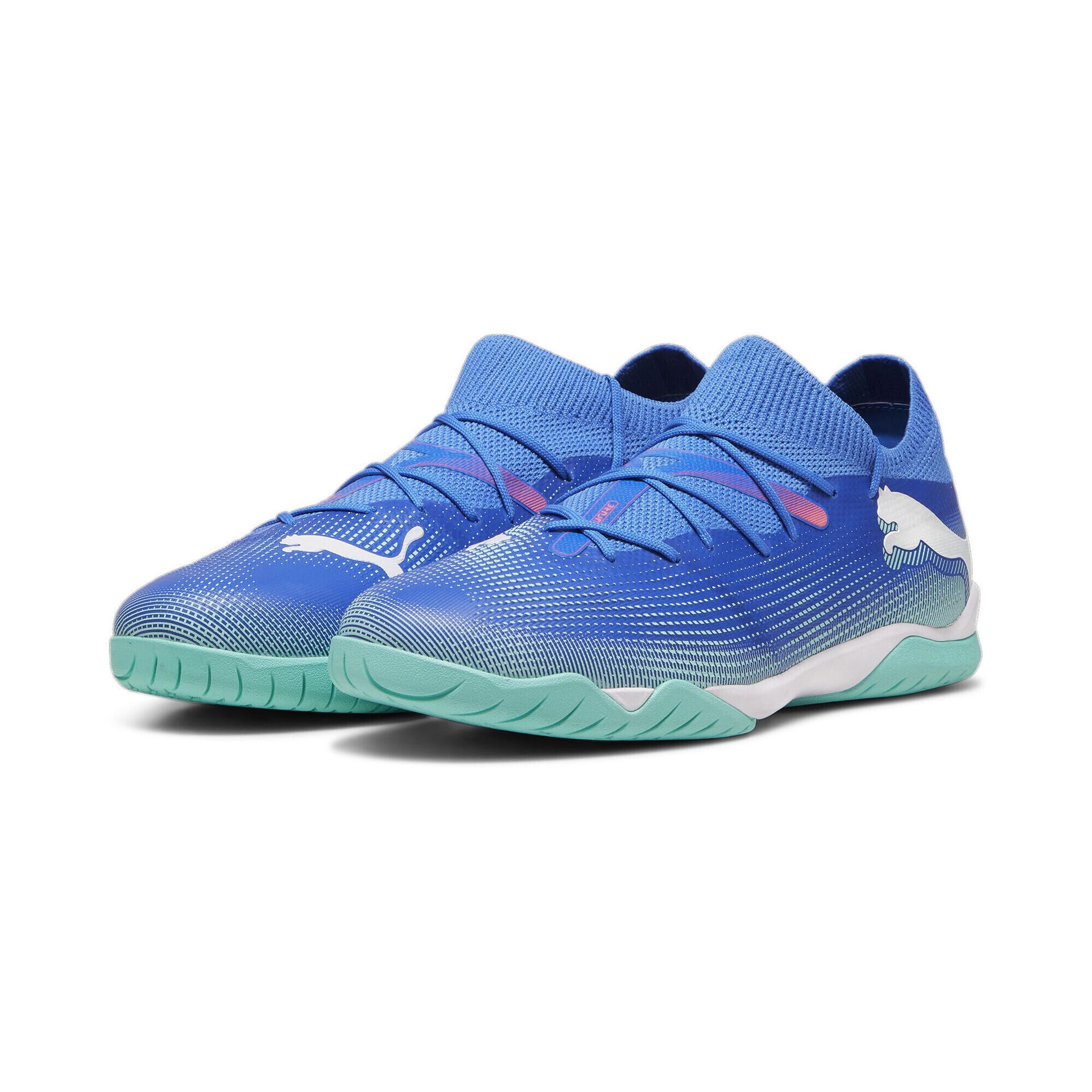 PUMA Unisex Future 7 Match It buty piłkarskie, Bluemazing PUMA biała elektryczna mięta pieprzowa, 46 EU