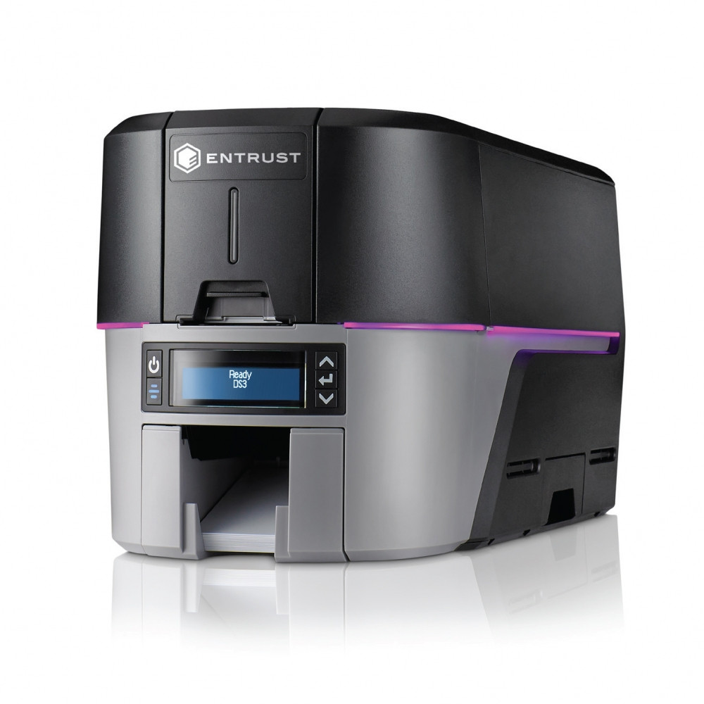 Drukarka kart Entrust Sigma DS3 dwustronna, USB, Ethernet (525302-003)