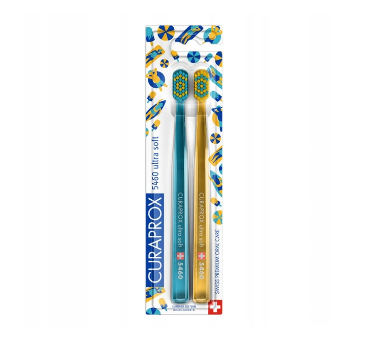 Curaprox 5460 Ultra Soft szczoteczki do zębów dwupak Summer Edition