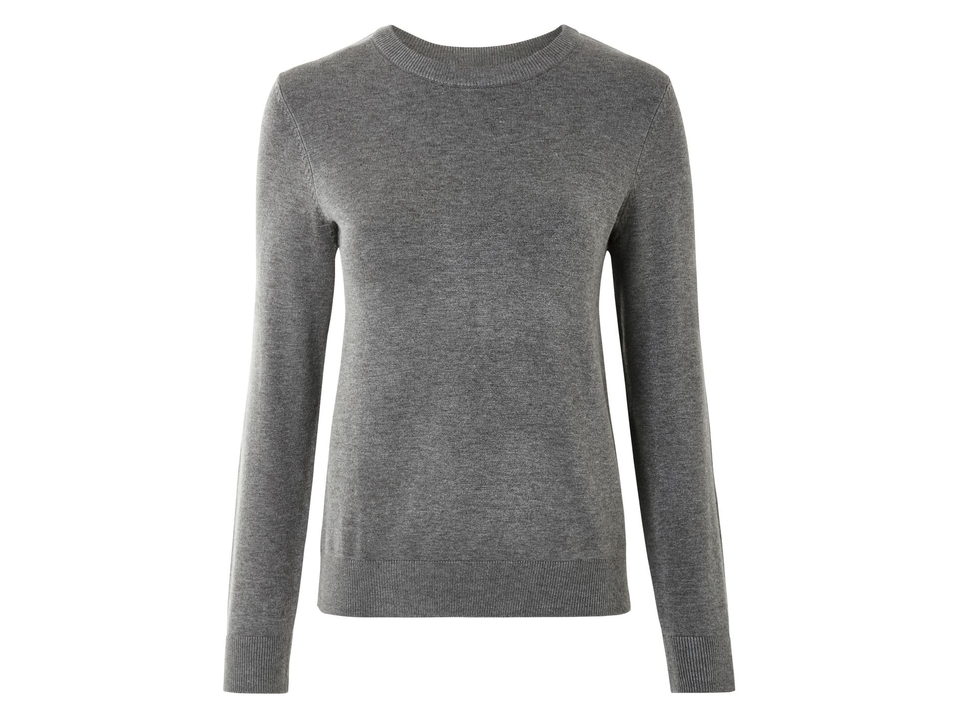 esmara® Sweter damski z dzianiny (L (44/46), Szary)