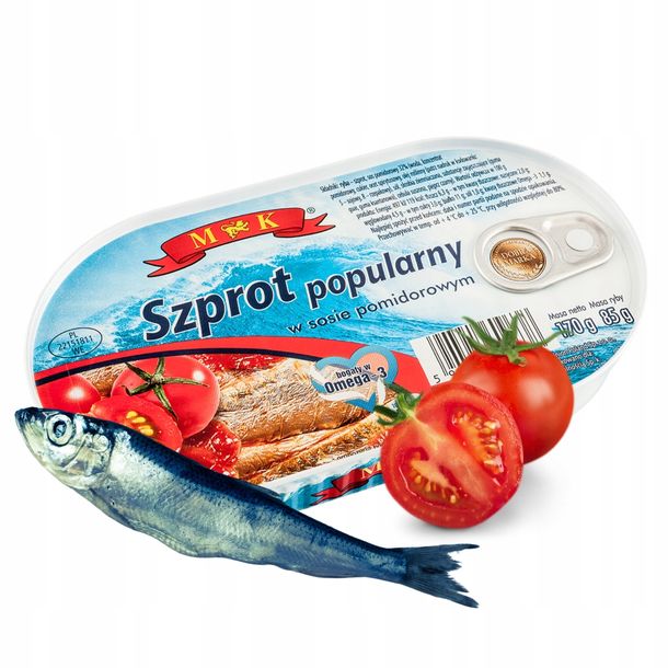 MK Szprot w sosie pomidorowym 170 g