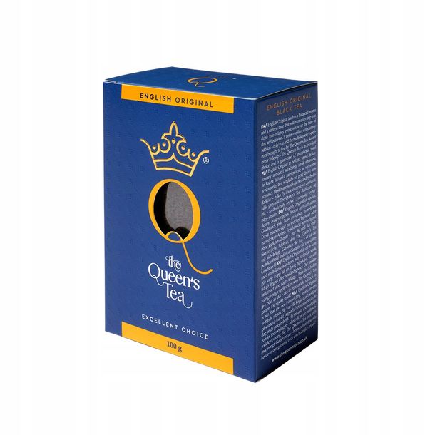The Queen's Herbata Czarna liściasta English Original 100g liść PREMIUM