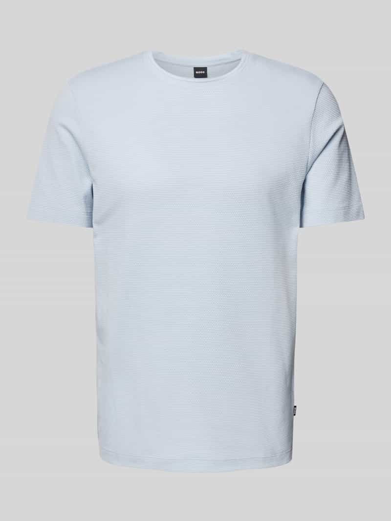 T-shirt z fakturowanym wzorem model ‘TIBURT’