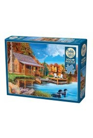 Puzzle 500 Dom nad jeziorem G3