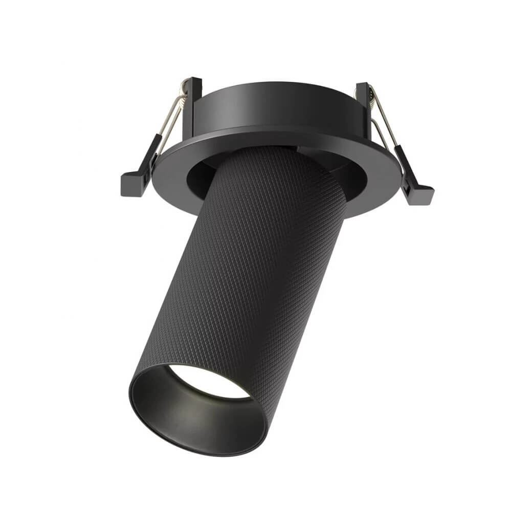 Podtynkowa lampa tuba Artisan C081CL-01-GU10-B Maytoni regulowana czarny