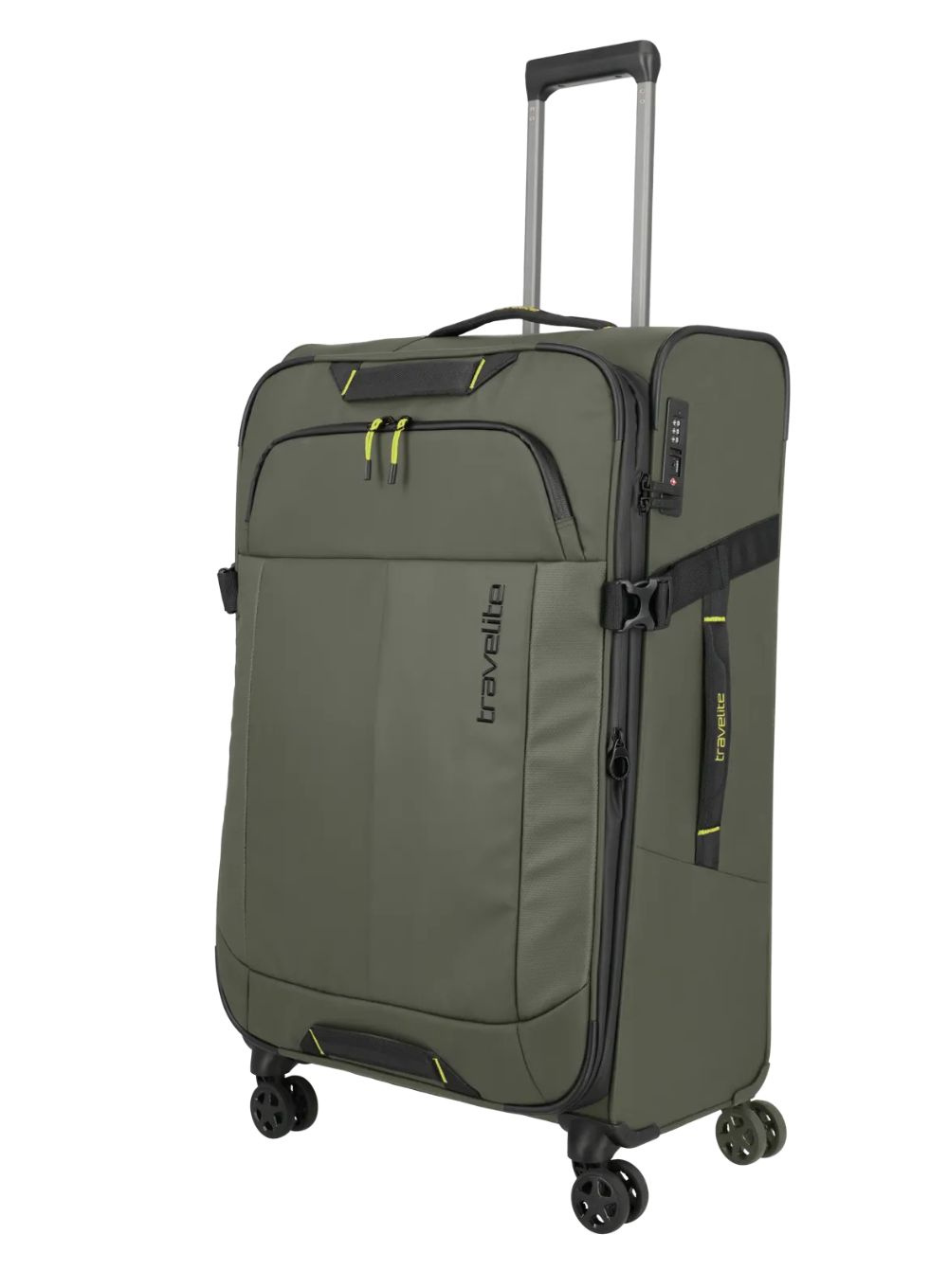 Walizka duża poszerzana Travelite Briize - khaki