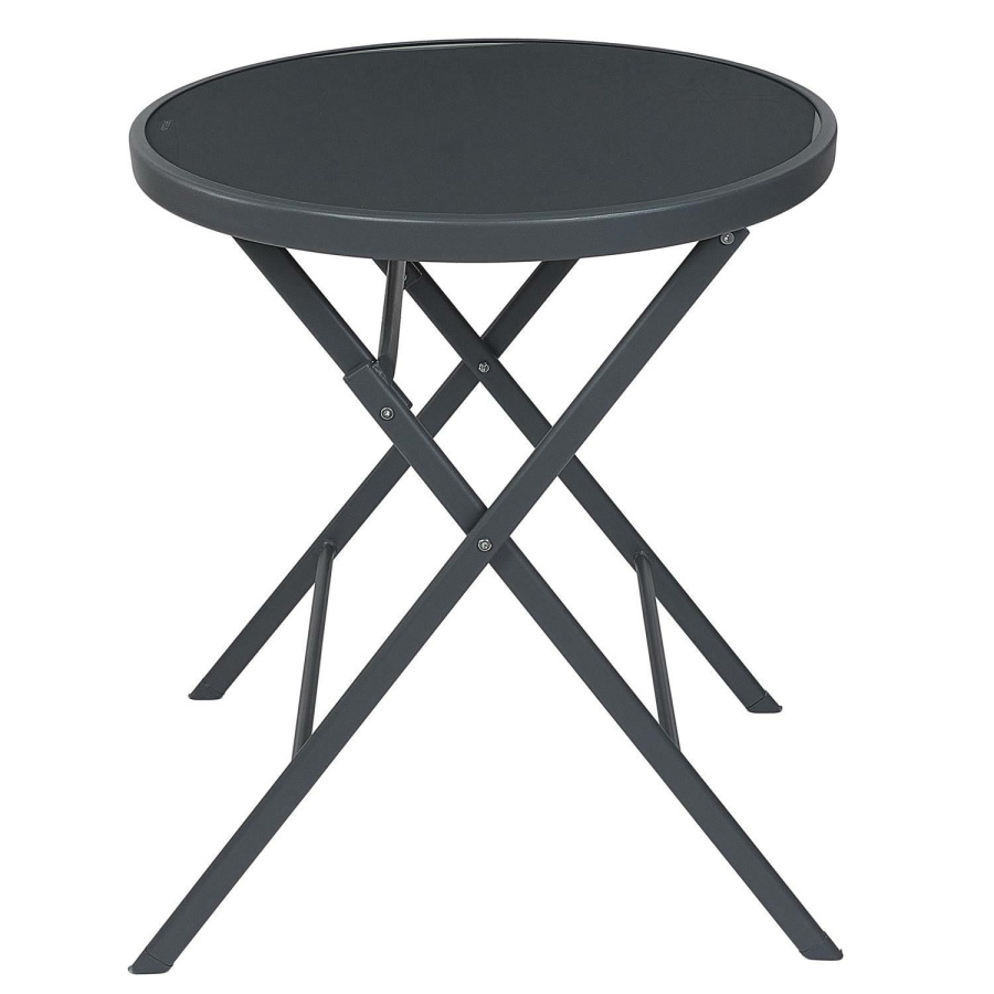 Stół ogrodowy elba składany szary 5905896129710