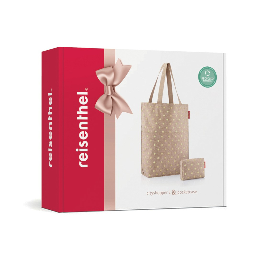 Torba cityshopper 2, zestaw, metallic dots coffee RZD6050