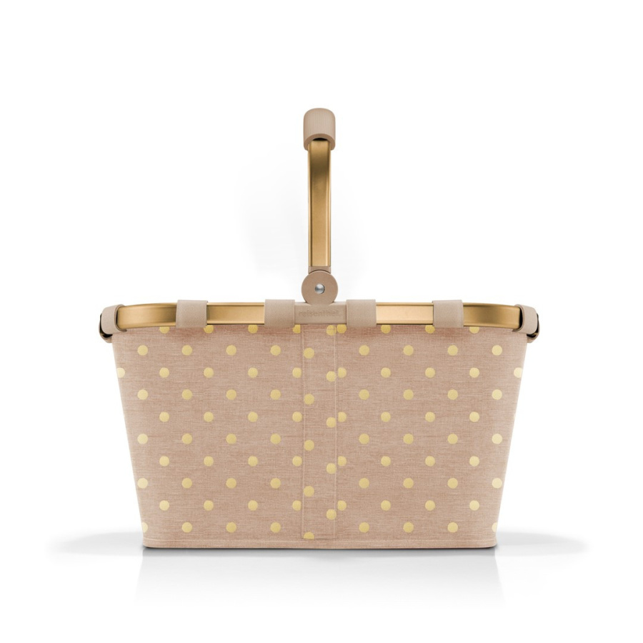 Koszyk carrybag frame, metallic dots coffee RBK6051