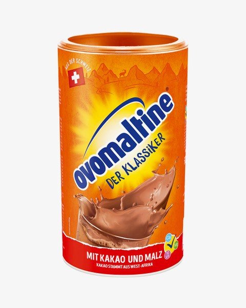 OVOMALTINE Der Klassiker Napój czekoladowy instant z witaminami 500g puszka