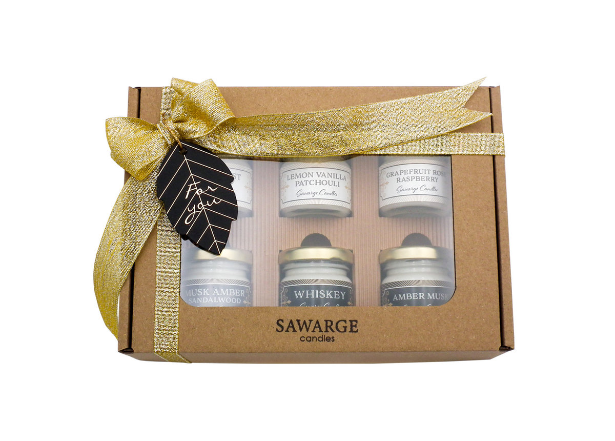 Zestaw Prezentowy Świec Zapachowych Dla Dwojga 6 X 30G /Sawarge Candles