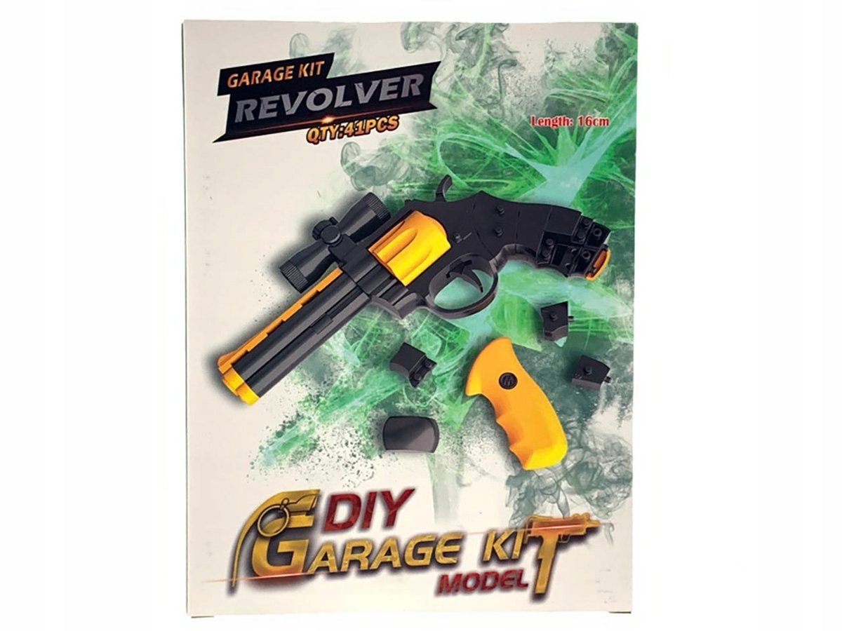 Pistolet Zabawka Dla Dzieci Revolver 41 Elementów
